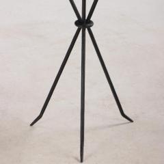 Jean Michel Frank Dramatic pair of iron tables in manner of Jean Michel Frank Contemporary  - 3784284