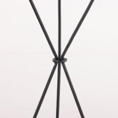 Jean Michel Frank Elegant pair of iron drinks tables in manner of Jean Michel Frank Contemporary  - 3728431