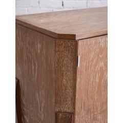 Jean Michel Frank French Art Deco Cerused Oak Server Cabinet 1940s - 4462636