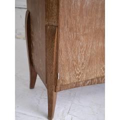 Jean Michel Frank French Art Deco Cerused Oak Server Cabinet 1940s - 4462637