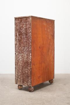 Jean Michel Frank French Gouge Carved Cerused Cabinet - 4130273