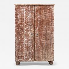 Jean Michel Frank French Gouge Carved Cerused Cabinet - 4131728