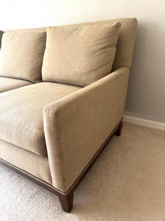 Jean Michel Frank French Mid Century Modern Style Sofa Couch in the style of Jean Michel Frank - 3422091