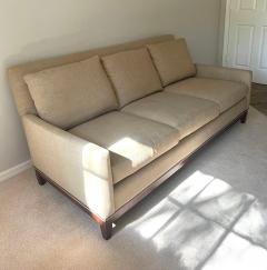 Jean Michel Frank French Mid Century Modern Style Sofa Couch in the style of Jean Michel Frank - 3422095