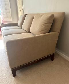 Jean Michel Frank French Mid Century Modern Style Sofa Couch in the style of Jean Michel Frank - 3422098
