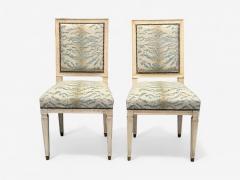 Jean Michel Frank Jean Michel Frank Louis XVI Style Six Dining Chairs Parchment France 1930s - 4015067