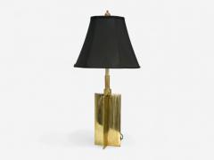 Jean Michel Frank Jean Michel Frank Style Mid Century Modern Bronze Table Lamps 1970s - 4202377