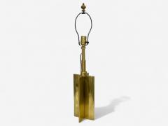 Jean Michel Frank Jean Michel Frank Style Mid Century Modern Bronze Table Lamps 1970s - 4202380