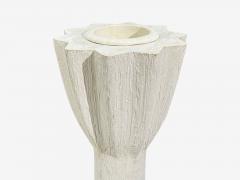 Jean Michel Frank Jean Michel Frank Style Monumental Torchiere Lamps Plaster 20th c  - 4503527