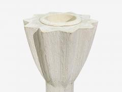 Jean Michel Frank Jean Michel Frank Style Monumental Torchiere Lamps Plaster 20th c  - 4503528
