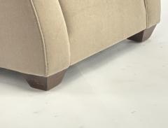 Jean Michel Frank Jean Michel Frank attributed pair of club chair with tapered end leg - 1681953