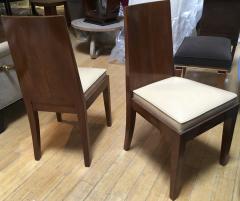 Jean Michel Frank Jean Michel Frank in the style Pair of Walnut Refined Chairs - 615616