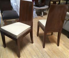 Jean Michel Frank Jean Michel Frank in the style Pair of Walnut Refined Chairs - 615617