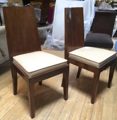 Jean Michel Frank Jean Michel Frank in the style Pair of Walnut Refined Chairs - 615619