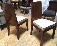 Jean Michel Frank Jean Michel Frank in the style Pair of Walnut Refined Chairs - 615620