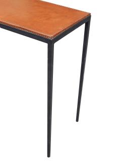 Jean Michel Frank Leather Top Console Tables - 4471010