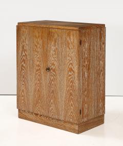 Jean Michel Frank Modernist Limed Oak Cabinet France c 1930 40 - 3590325