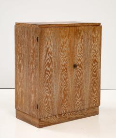 Jean Michel Frank Modernist Limed Oak Cabinet France c 1930 40 - 3590331