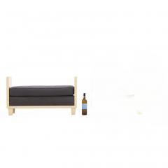 Jean Michel Frank Modernist Style Parchment Upholstered Bench in the manner of Jean Michel Frank  - 4641171