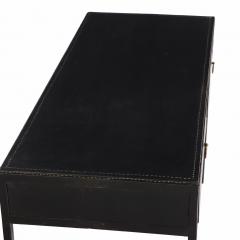Jean Michel Frank Painted Iron and Leather Writing Desk  - 4602456