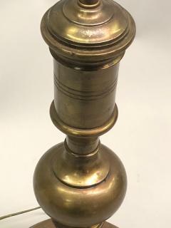 Jean Michel Frank Pair French Mid Century Modern Neoclassical Brass Table Lamps Jean Michel Frank - 4088414