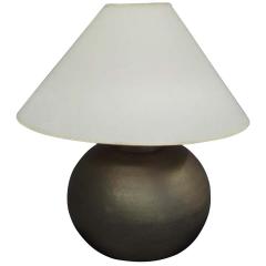 Jean Michel Frank Pair of French Hand Hammered Brass Matte Nickel Table Lamps Jean Michel Frank - 1660373