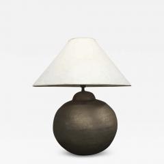Jean Michel Frank Pair of French Hand Hammered Brass Matte Nickel Table Lamps Jean Michel Frank - 1662412
