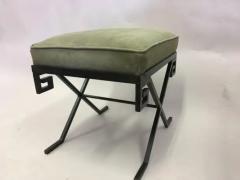 Jean Michel Frank Pair of French Modern Neoclassical Benches in the Style of Jean Michel Frank - 4108747