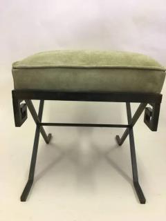 Jean Michel Frank Pair of French Modern Neoclassical Benches in the Style of Jean Michel Frank - 4108753