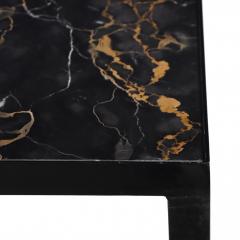 Jean Michel Frank Pair of Iron Marble Console Tables in the manner of Jean Michel Frank  - 4366886