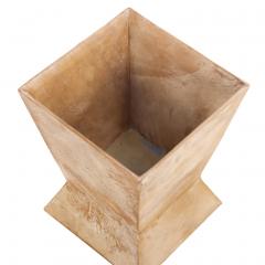 Jean Michel Frank Parchment Covered Waste Basket in the manner of Jean Michel Frank - 4739623