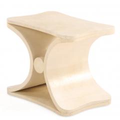 Jean Michel Frank Parchment Covered Waterfall Coffee or End Table - 4706337