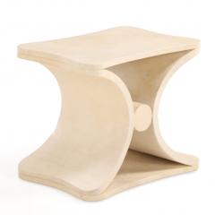 Jean Michel Frank Parchment Covered Waterfall Coffee or End Table - 4706338