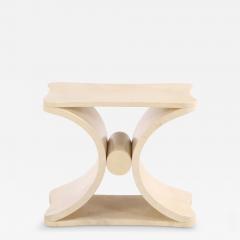 Jean Michel Frank Parchment Covered Waterfall Coffee or End Table - 4708206