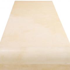 Jean Michel Frank Parchment Covered Waterfall Console in the manner of Jean Michel Frank  - 4602402
