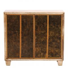 Jean Michel Frank Parchment and Mica Cabinet in the Manner of Jean Michel Frank  - 4722372