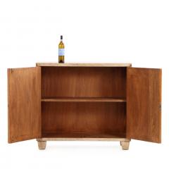 Jean Michel Frank Parchment and Mica Cabinet in the Manner of Jean Michel Frank  - 4722373