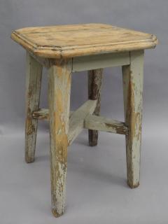 Jean Michel Frank Set of 4 Italian Mid Century Handmade Hardwood Stools style Jean Michel Frank - 4421585