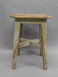 Jean Michel Frank Set of 4 Italian Mid Century Handmade Hardwood Stools style Jean Michel Frank - 4421586