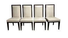 Jean Michel Frank Set of 4 Jean Michel Frank Chaise Tapiss e 1932 by ECart - 4757411