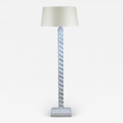 Jean Michel Frank Torsade Plaster Floor Lamp in the style of Jean Michel Frank - 4131707