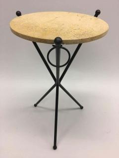 Jean Michel Frank Two French Mid Century Modern Neoclassical Side Tables Style Jean Michel Frank - 1819834