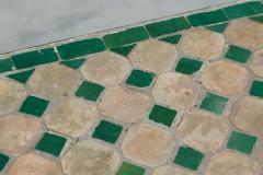 Jean Michel Frank Wonderful Art Deco Console Table in Patinated Iron and Tiles 1940s - 4394715