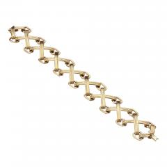 Jean Michel Schlumberger Tiffany Co Schlumberger X and Triangle Bracelet in 18K Yellow Gold - 3292000