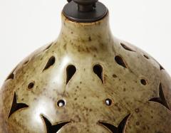 Jean Morel Jean Morel Cut out Ceramic Lamp France c 1960 - 1961020