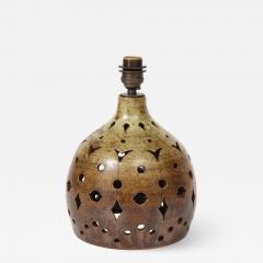 Jean Morel Jean Morel Cut out Ceramic Lamp France c 1960 - 1962754