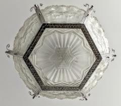 Jean Noverdy Pair of French Art Deco Pendant Chandelier signed by Noverdy - 3941712