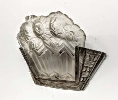 Jean Noverdy Pair of French Art Deco Sconces Signed by Noverdy - 3942123