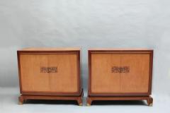 Jean Pascaud A Pair of Fine French Art Deco Rosewood Cabinets Commodes by Jean Pascaud - 3494914