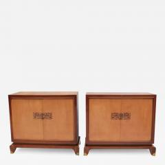 Jean Pascaud A Pair of Fine French Art Deco Rosewood Cabinets Commodes by Jean Pascaud - 3496441